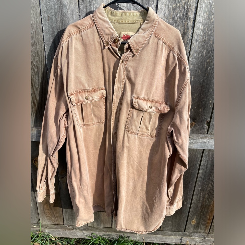 Field n’ Forest | Khaki Denim Button-up Shirt